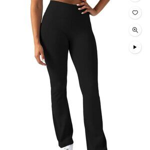 TWO!! YITTY Black Ultraluxe Kick Flare Petite High Waist Leggings XXL/1X NEW